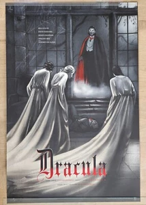Póster artista Drácula Mondo Jonathan Burton MONDO impresión artística película giclee - Imagen 1 de 6