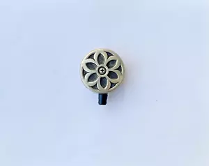 Good Art Hlywd Rosette KeyBack Keychain - Sterling Silver - Picture 1 of 3