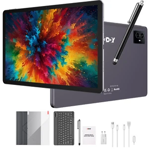 Android 14 Tablet 11'' 8-core 18GB+128GB 20MP 4G LTE Widevine L1 8600mAh 5GWiFi - Foto 1 di 12