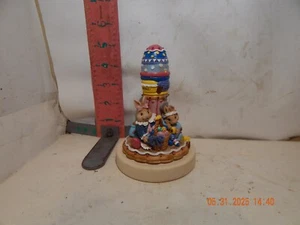Cookie Stamp Decorative Press Easter Basket with Bunnies and Basket - Picture 1 of 4