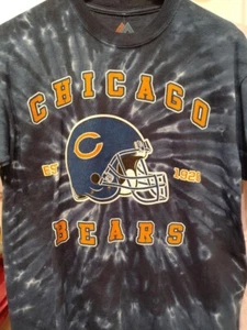 Chicago Bears Neu mit Etikett Swirl Tie Dye T-Shirt NFL TEAM Apparel Vintage - Bild 1 von 1