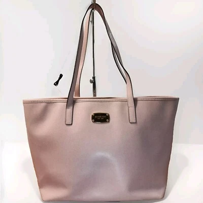 Michael Kors Pink Leather Laptop Tote Bag Large - Image 1 of 4