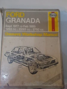 FORD GRANADA MK2 1977-1985 Haynes Repair Manaul - Picture 1 of 2