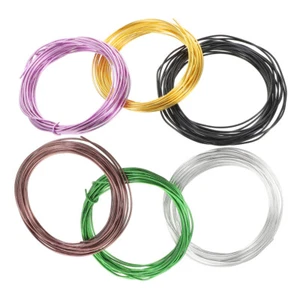 6 Rolls Color Aluminum Steel Wire for Model Making Bendable Crafts - Picture 1 of 12