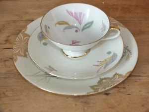 Tasse décorative et son assiette en porcelaine Schirnding Bareuther Bavaria - Imagen 1 de 7