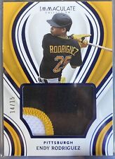 2023 Panini Immaculate Prime Rookies Endy Rodriguez Patch /15 Pirates