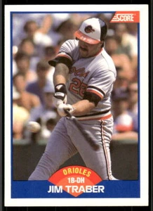 1989 Score #590 Jim Traber - Picture 1 of 2