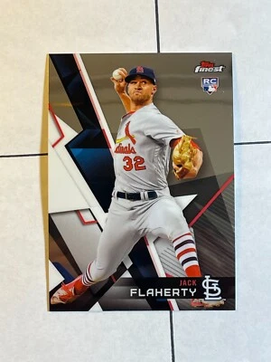 Jack Flaherty 2018 Topps Finest #14 Rookie Card RC Cardinals - Image 1 of 2