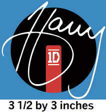Autocollant mural logo Harry Styles autocollant vinyle 1D bâton pelé art décoration