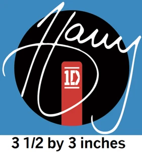 Calcomanía de pared con logotipo de Harry Styles pegatina de vinilo One Direction 1D palo de peeling decoración artística - Imagen 1 de 1