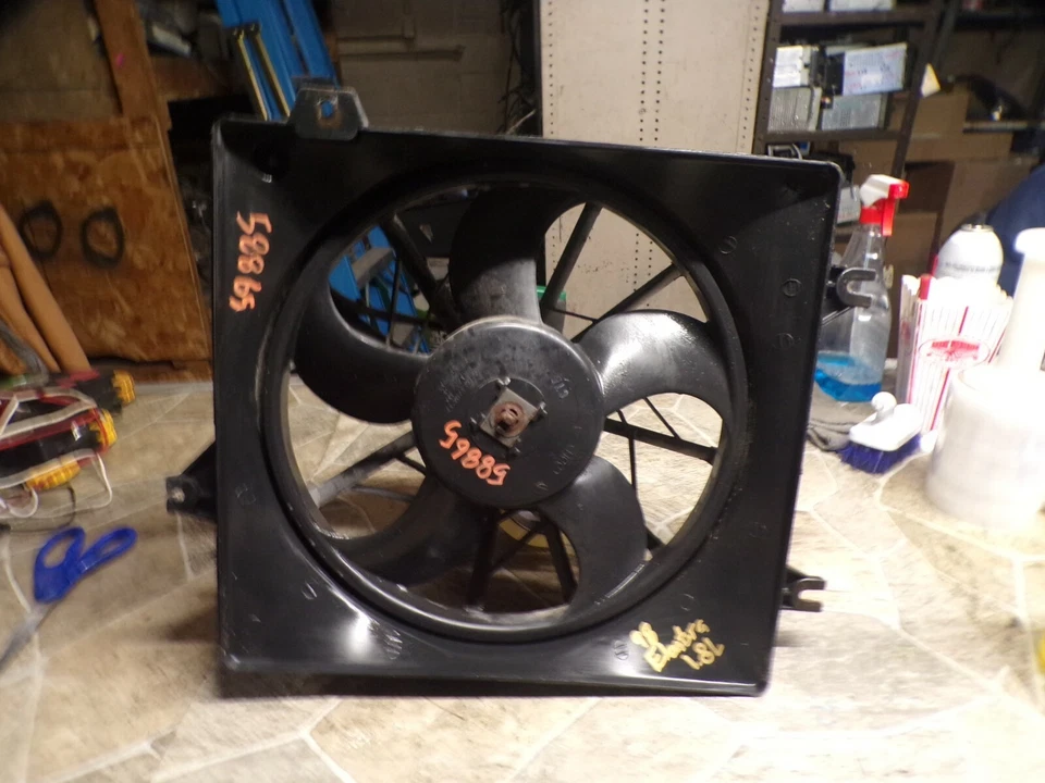 1996-2000 HYUNDAI ELANTRA 97-01 TIBURON VENTILADOR DE REFRIGERAÇÃO ELETRÔNICO MOTOR CONDENSADOR  - Imagem 1 de 4