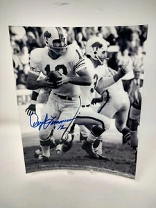 Buffalo Bills Daryle Lamonica Signed Black & White 8x10 Photo COA BUF - Picture 1 of 2