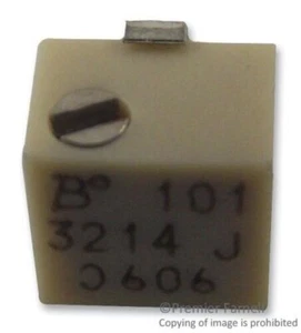 Trimmer, Potentiometer, 20 Ohm, 10%, 12TURN,SMD, Schneider, Variable Resistoren - Bild 1 von 2
