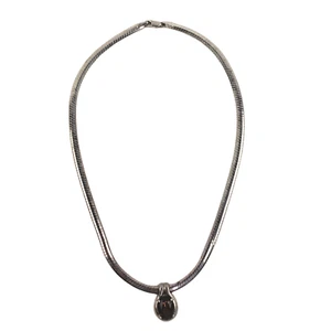 MILOR von ITALIEN Sterling Silber 5mm - 17,5" Halskette mit Kettenanhänger - Bild 1 von 6