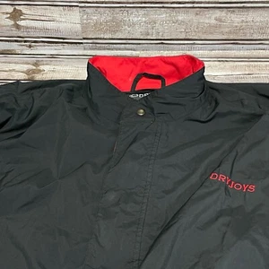 FootJoy DryJoys Golf Windbreaker Pullover Lightweight Jacket Black Size Small - Picture 1 of 7
