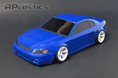 RC Body Car Drift Touring 1:10 Ford Mustang Cobra GT 2003 style APlastics New - Image 1 of 4