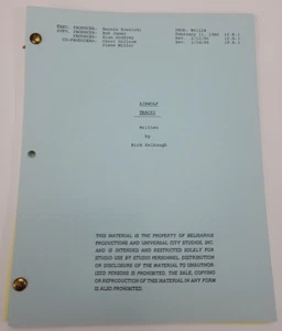 AIRWOLF / Rick Kelbaugh 1986 TV Script, Timothy Carey & Michael Masters "Tracks" - Picture 1 of 12