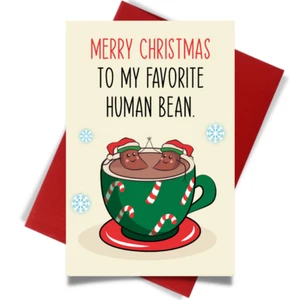 Divertida tarjeta de Navidad con sobres - tarjeta de Navidad romántica - Cheerin - Imagen 1 de 6