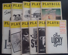VINTAGE+ORIGINAL+PLAYBILLS+-+1980%27s+-+Lot+%232+of+11+issues+-+some+with+tickets