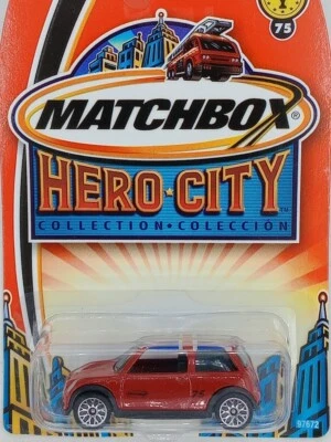 Matchbox Hero City Mini Cooper S #75 1:64 Scale - Image 1 of 3