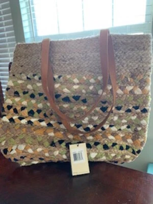 Bolso de mano con adornos de cuero Magid Foto 1 de 4