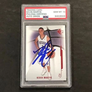 2008-09 SP Authentic #37 Kevin Martin Signed Card AUTO PSA Slabbed Kings - Picture 1 of 2