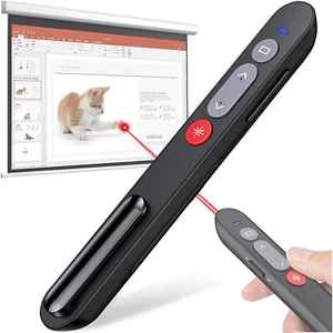 Laser Pointer for Cats Dogs, 2.4GHz Wireless Presentation Clicker for PowerPoint - Picture 1 of 7