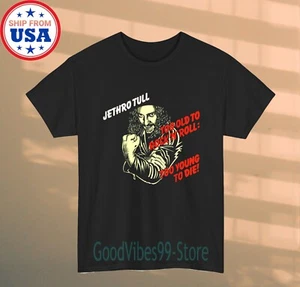 Jethro Tull Hombre Negro Talla S-5XL - Imagen 1 de 1