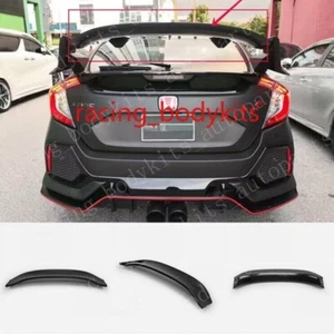 For Honda Civic FK8 5door Hatchback Rear Spoiler Blade Wing Flap FRP Unpainted - Picture 1 of 11