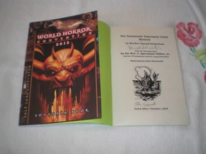 THE INNSMOUTH TABERNACLE CHOIR HYMNAL by BROTHER DARRELL SCHWEITZER -SIGNED- +TS - Picture 1 of 1
