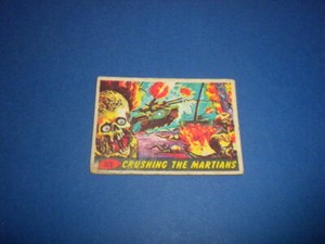 MARS ATTACKS card #51 Bubbles/Topps Inc. 1964 Printed in ENGLAND/UK