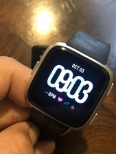 Fitbit Versa Smart Watch - Charcoal 2 Bands