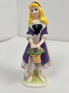 Vintage Disney Prinzessin Aurora Keramik Figur Dornröschen Bruyère Rose Japan - Bild 1 von 7