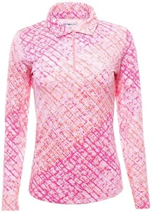IBKUL Liz Langarm Poloshirt Gr. M Rosa Koralle Damen Golfshirt Langarm - Bild 1 von 5