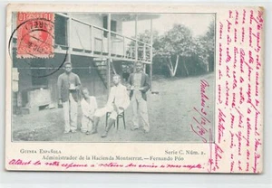Equatorial Guinea - FERNANDO POO - Montserrat Estate administrator - Publ. unkno - Picture 1 of 2