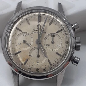 Vintage Omega Seamaster 35mm Chronograph Steel Manual Head Only Watch 105.001-62 - Picture 1 of 12