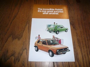 1978 VW Rabbit & Diesel Rabbit Sales Brochure - Vintage - Picture 1 of 3