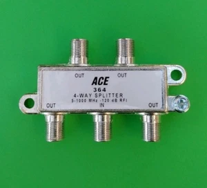 (1 PC) ACE 4 vías 5-1000 MHz divisor de antena/televisión por cable (soldadura posterior) - Imagen 1 de 2