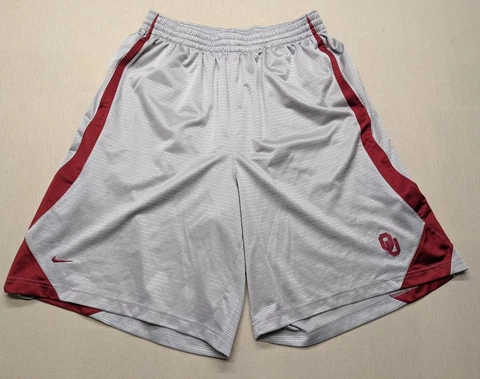 Vintage Nike Oklahoma Sooners OU Basketball Shorts Men's Size XL Cover