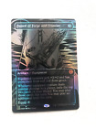 Mtg Phyrexia All is One Sword of Forge and Frontier Oil Slick Raised FOIL NM