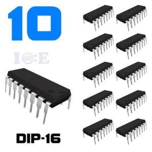 10pcs CD4017 CMOS Decade Counter Driver IC 4017 CD4017BE DIP-16 CD4017B - Picture 1 of 4