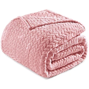 Blanket Fleece Soft Plush Warm Throw Blanket for Bed King Queen Twin Size - Picture 1 of 48