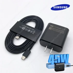 45W Super Fast Charging USB C Wall Charger For Samsung Galaxy S23/S22/S21/S20/S9 - Picture 1 of 12