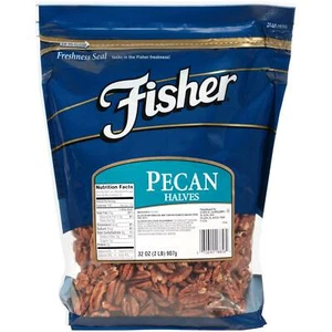 Fisher Chefs Naturals Ready-To-Eat Fancy Large Pecan Halve (2 lbs, 3 Per Case) - Picture 1 of 1