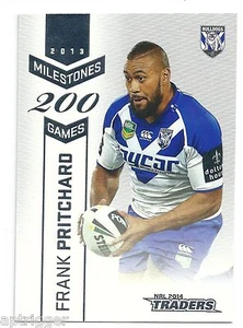 2014 NRL Traders Milestone (M2) Frank PRITCHARD Bulldogs - Picture 1 of 1