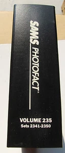 Sams Photofact Manual Binder, Volume 235, Sets 2341-2350, Electronic Schematics - Zdjęcie 1 z 2