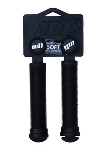 ODI Longneck SL Flangeless Handles BMX, Black, 135mm - Picture 1 of 3