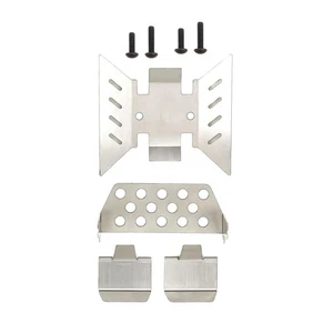 1/10 RC Crawler Car Metal Chassis Guard With Screw For Axial SCX10 III DIY Parts - Picture 1 of 14