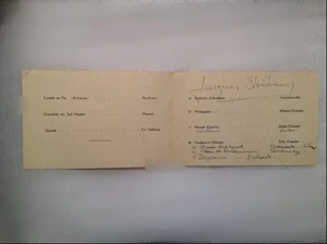 Jacques Thibaud Geiger Istanbul Konzert 1948 Programm von ihm signiert! - Bild 1 von 2