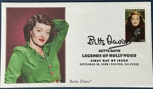 Fleetwood 4350 Bette Davis Boston Massachusetts eslogan cancelar  - Imagen 1 de 1